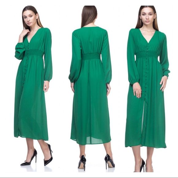 LilyandGypsy Dresses & Skirts - Button down maxi dress